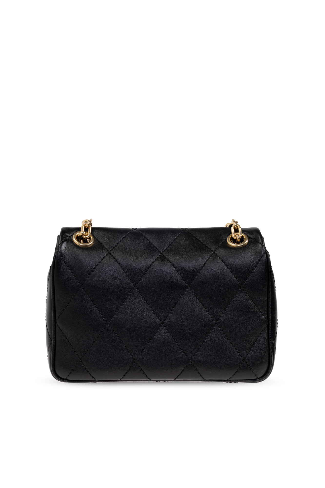 【BURBERRY】BLACK LEATHER SHOULDER BAG Burberry Black Leather Shoulder bag ○ Labellov ○ Buy and